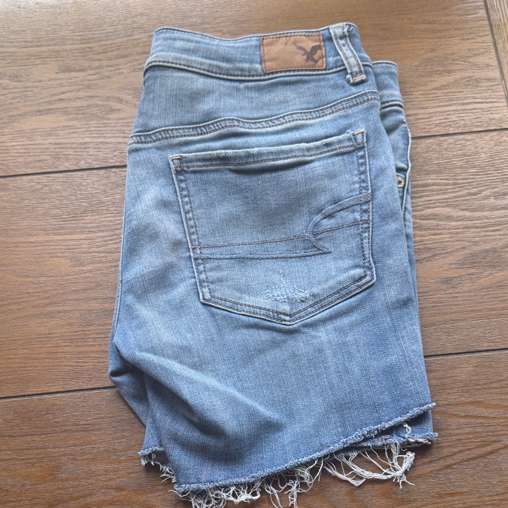 American Eagle Outfitters Light Blue Denim Shorts